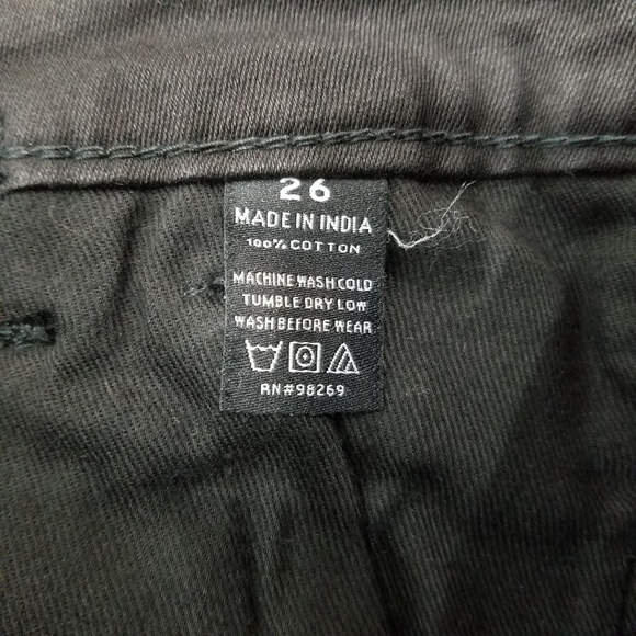 NWT Nasty Gal Jeans Womens 26 Let It Ride Black Moto Skinny - Picture 7 of 7